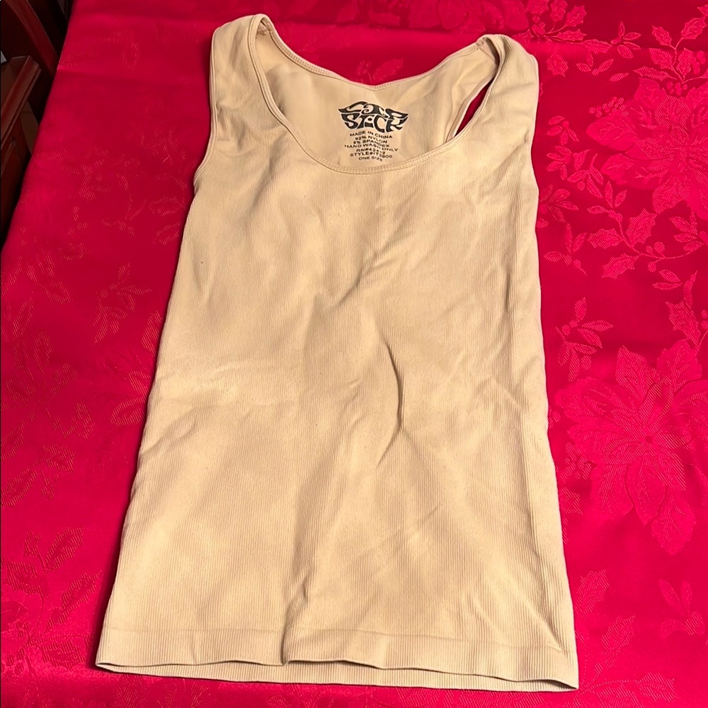 Beige Women's Tank Top